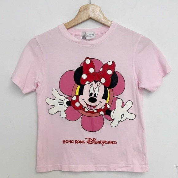 Hong Kong Disneyland Minnie Tee Sz L - Picture 1 of 13